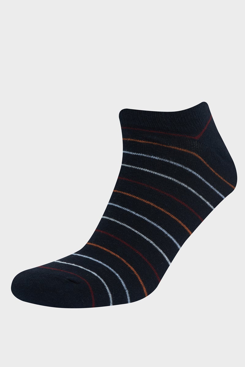 DeFacto Multicolour Man Man 3 Piece Cotton Ankle Socks Casual - Image 4